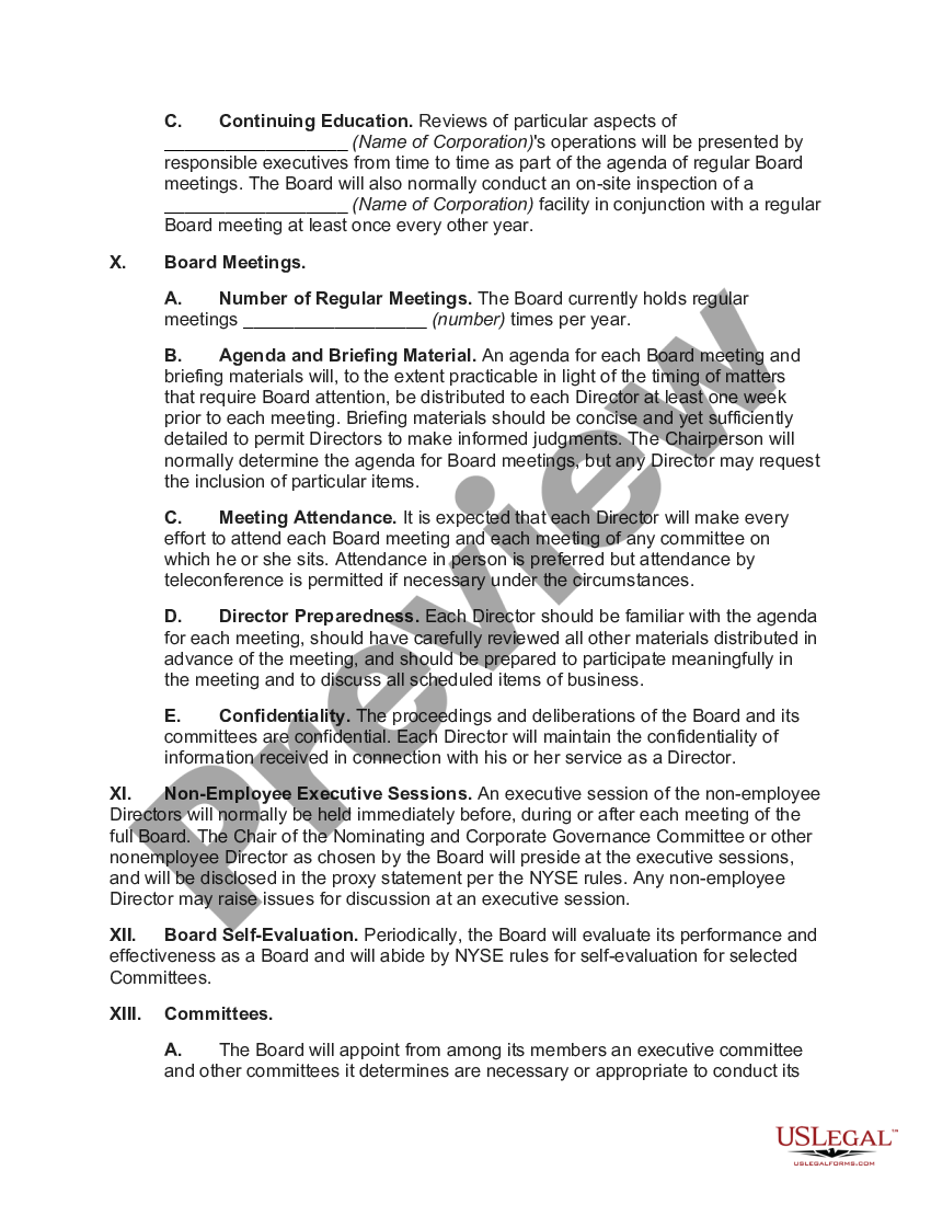 page 2 Corporate Governance Guidelines preview