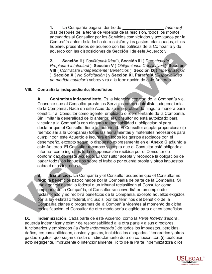 Preview Contrato con Consultor de Ventas, Investigación y Desarrollo