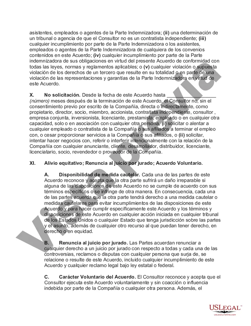 Preview Contrato con Consultor de Ventas, Investigación y Desarrollo
