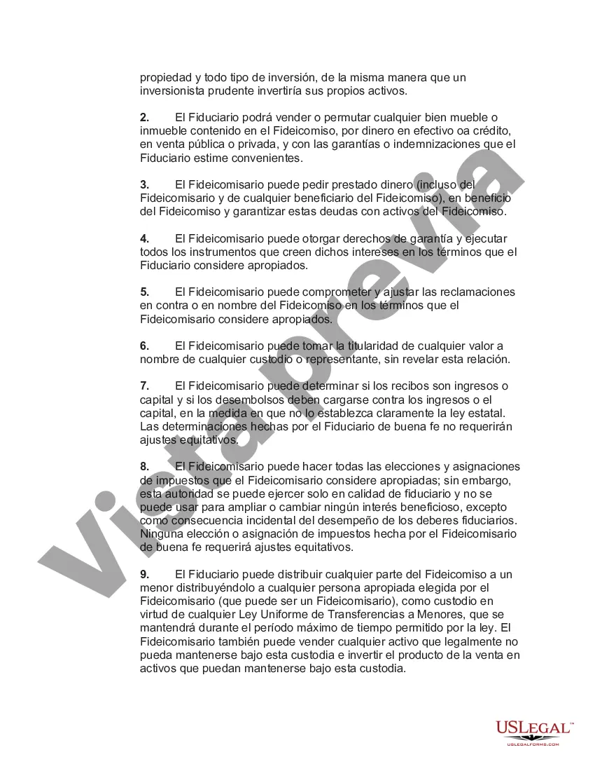 Preview Fideicomiso de anualidad retenida por el otorgante