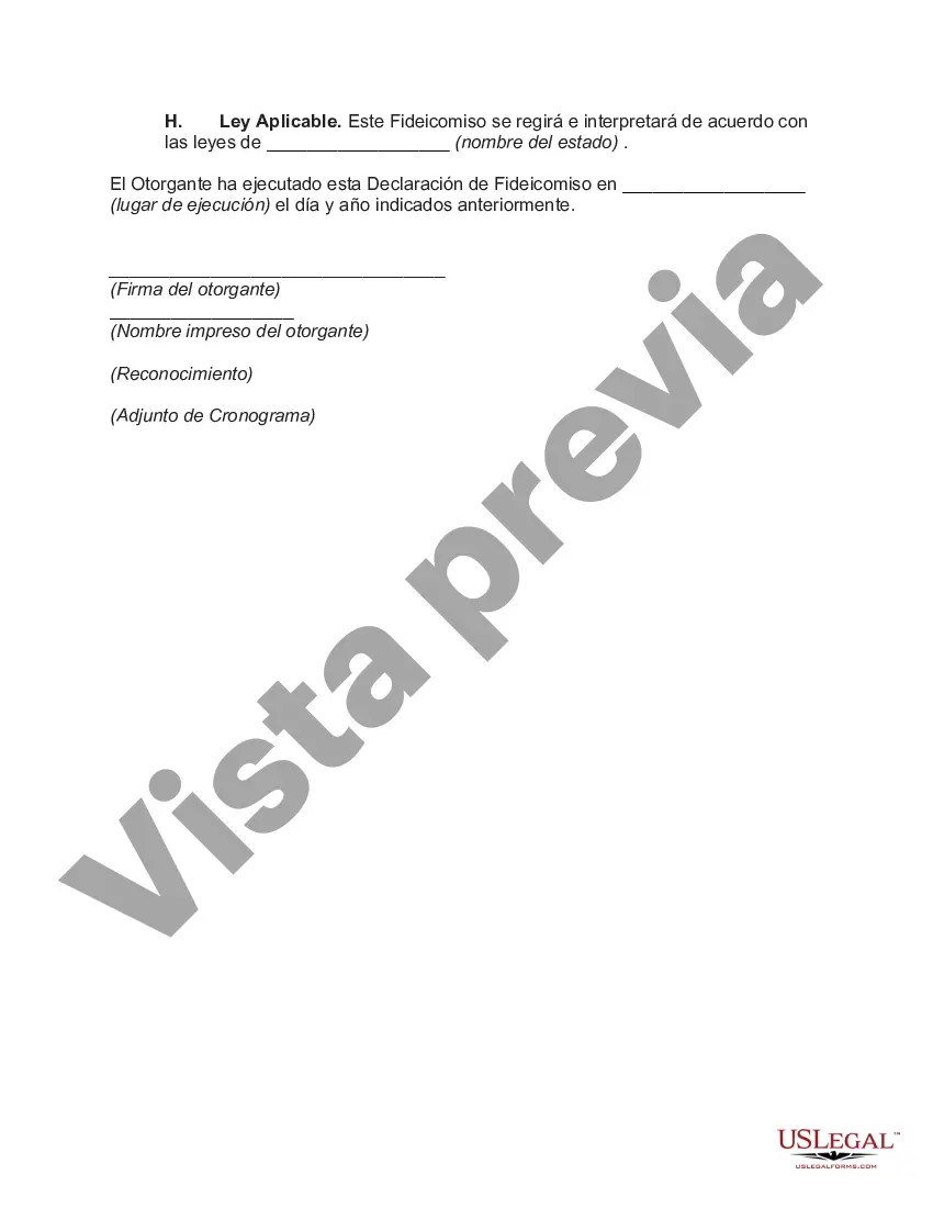 Preview Fideicomiso de anualidad retenida por el otorgante