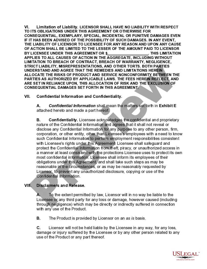 Get License Agreement to Use Product Preview License Agreement to Use Product