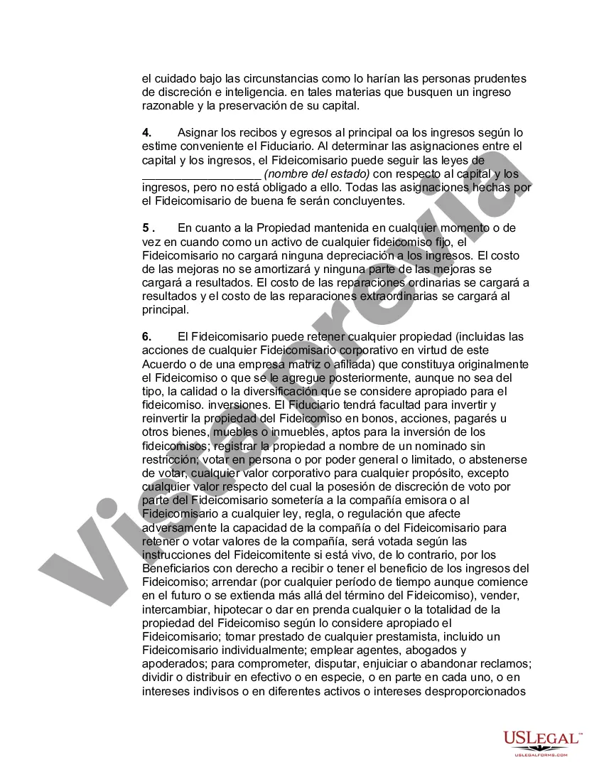 Preview Acuerdo de fideicomiso irrevocable de marihuana