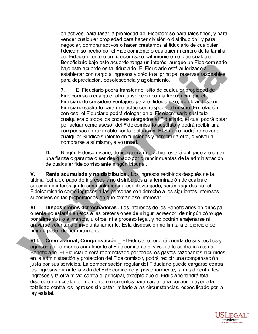 Preview Acuerdo de fideicomiso irrevocable de marihuana