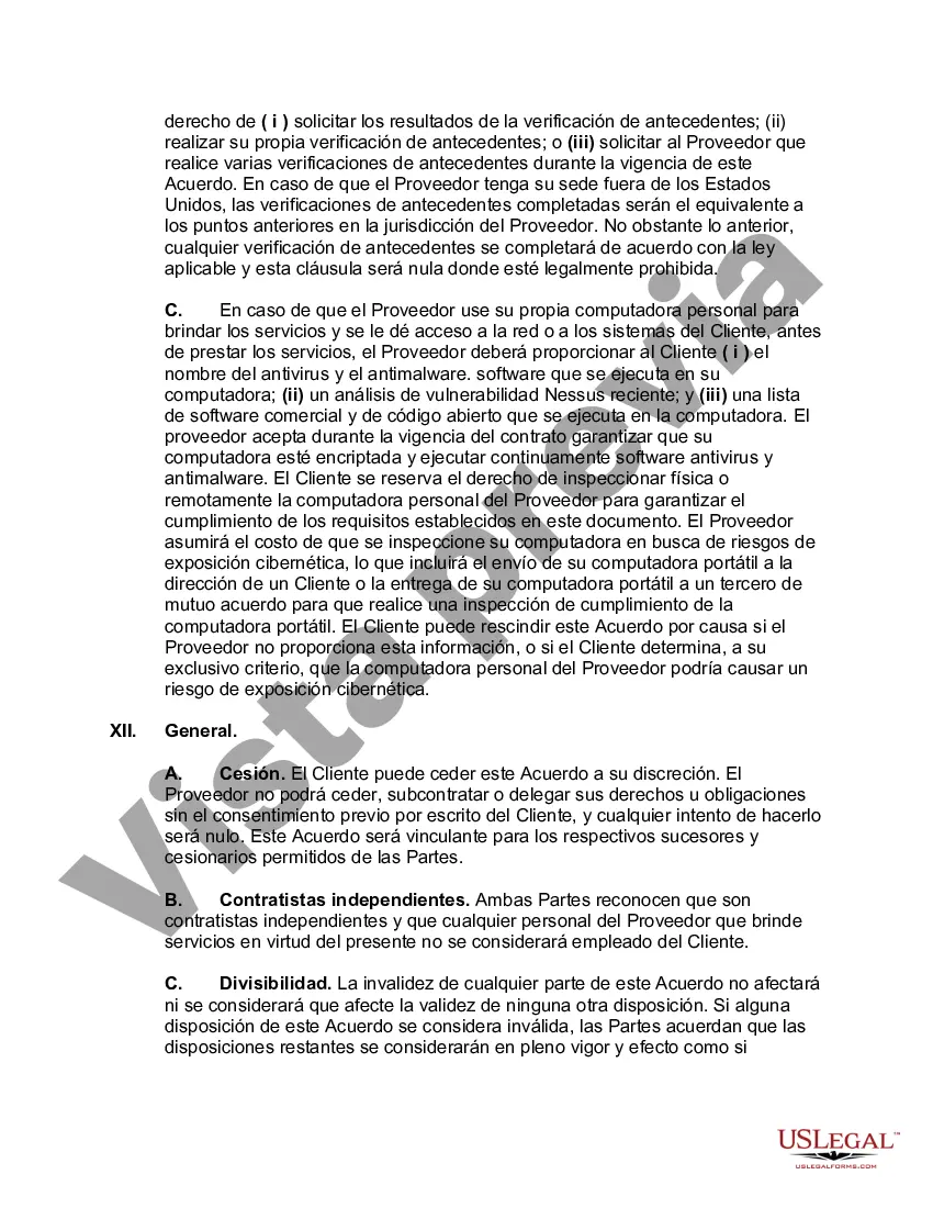 Preview Acuerdo de servicios de proveedor principal