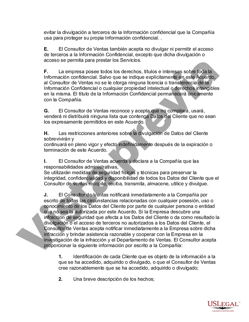 Preview Acuerdo de asesor de ventas