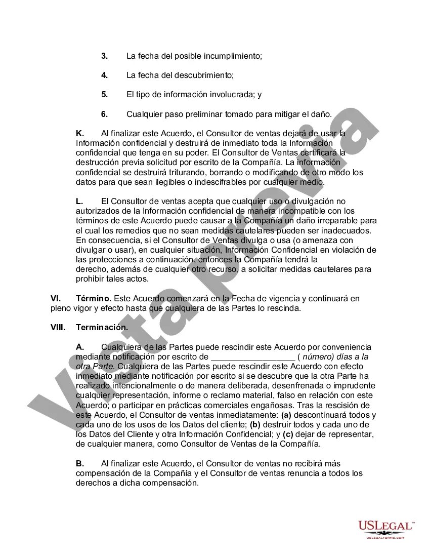 Preview Acuerdo de asesor de ventas