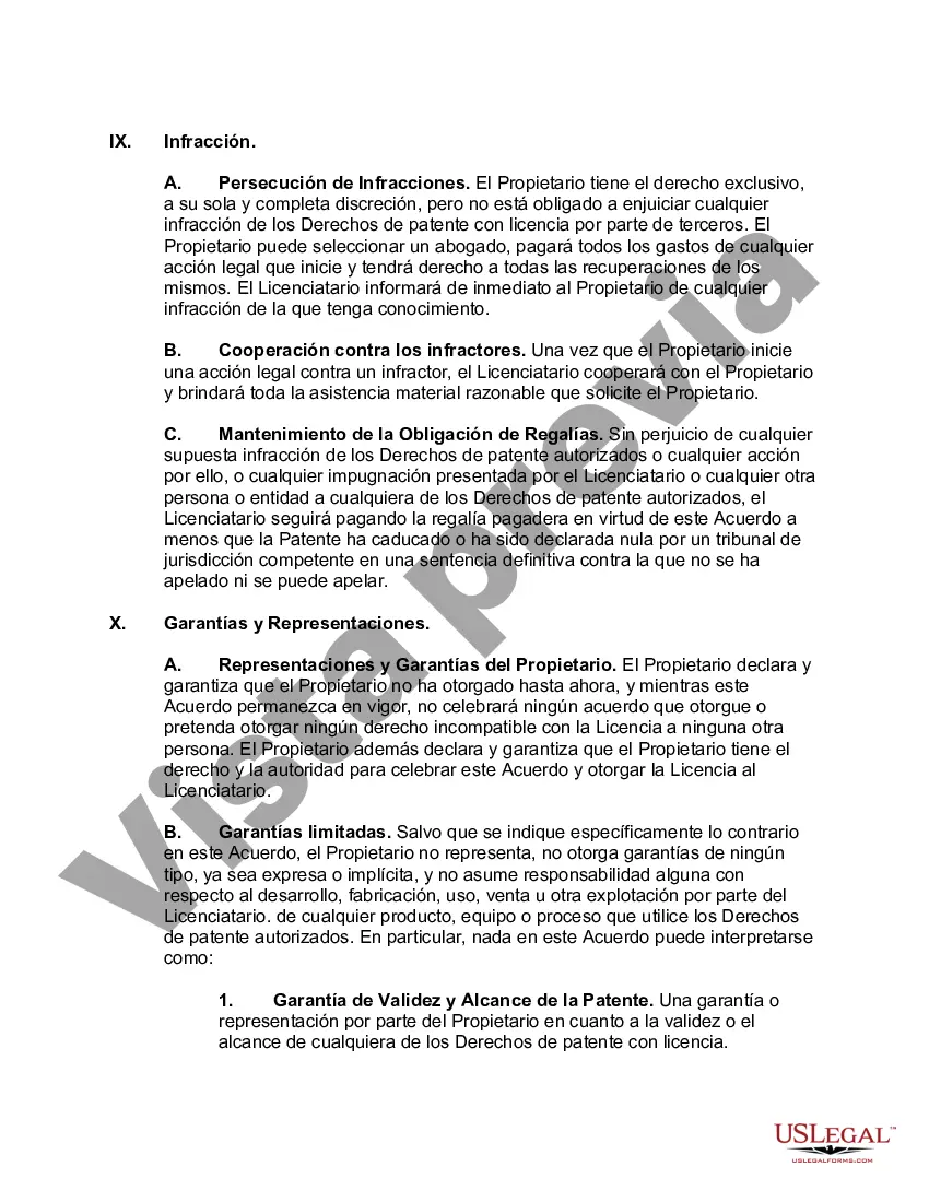 Preview Acuerdo de licencia de tecnología