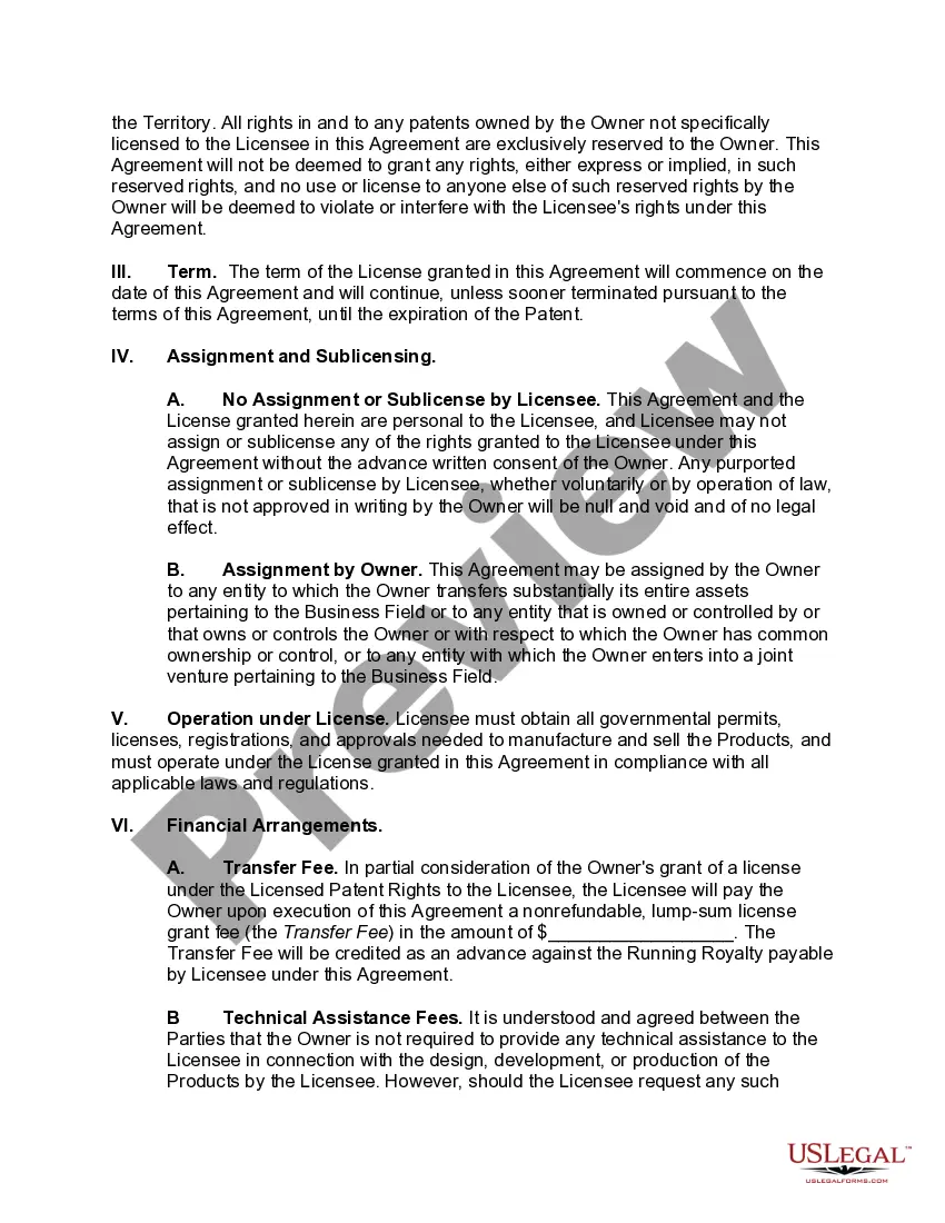 Get Technology Licensing Agreement Preview Technology Licensing Agreement