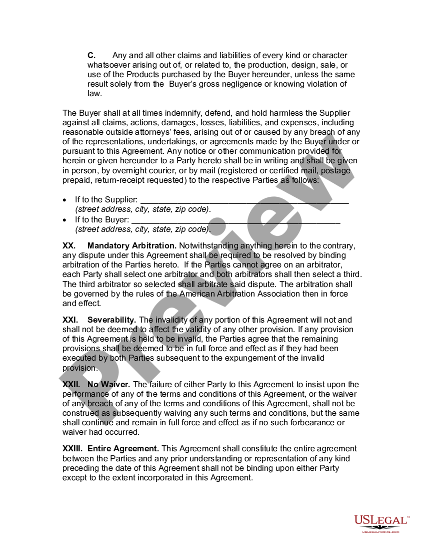 manufacturing-supply-agreement-templates