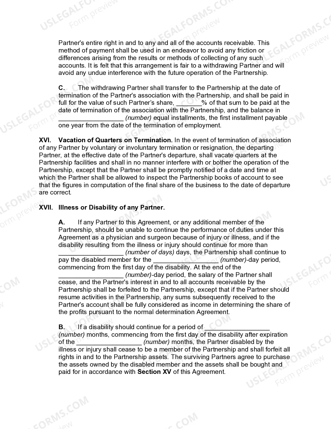 Preview Medical Partnership with Senior Member to Control Policy of Partnership