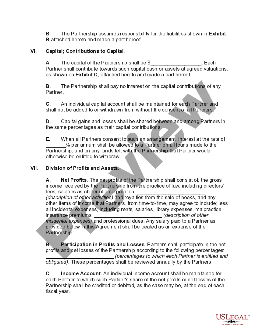 Preview Basic Law Partnership Agreement