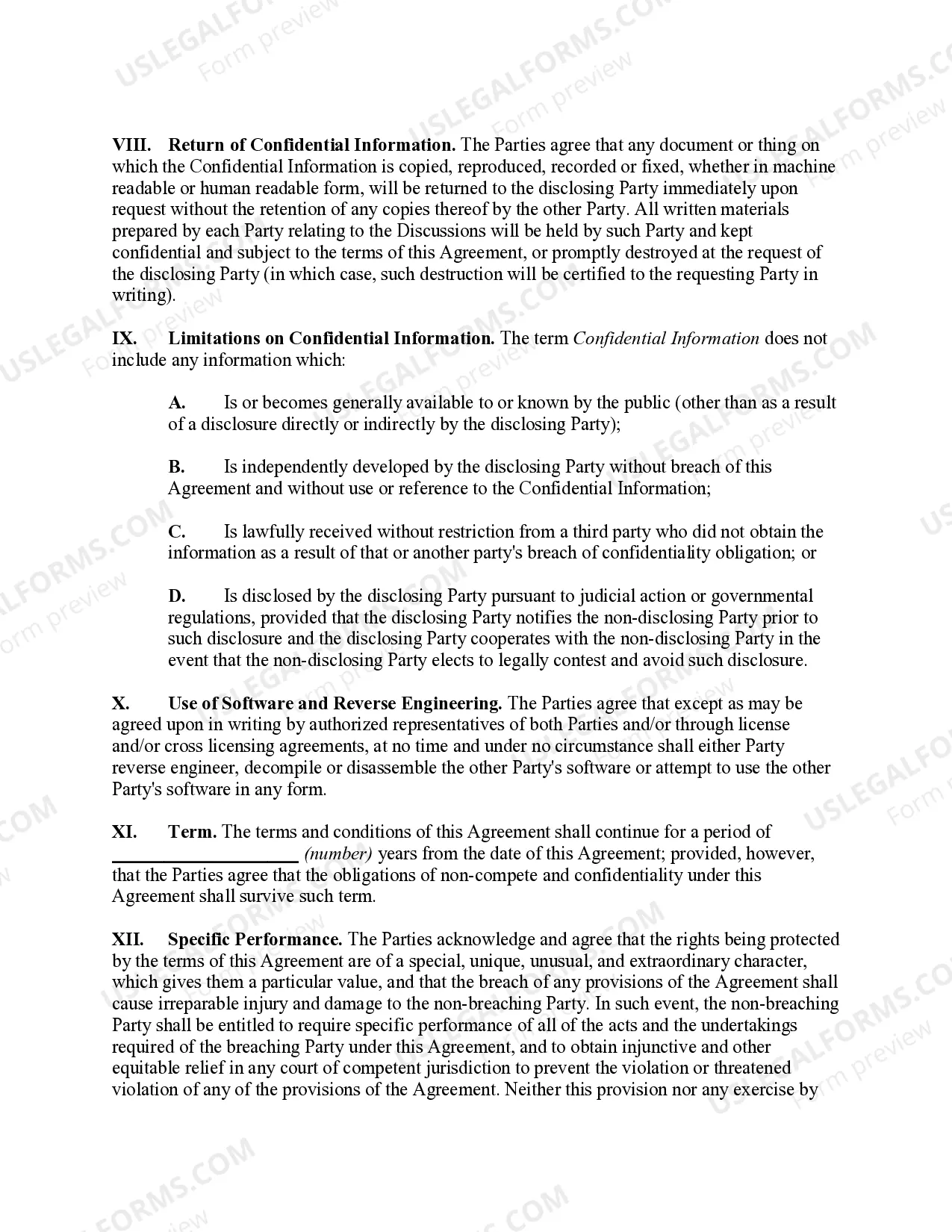 Preview Independent Contractor and Nondisclosure Agreement with Software Engineer