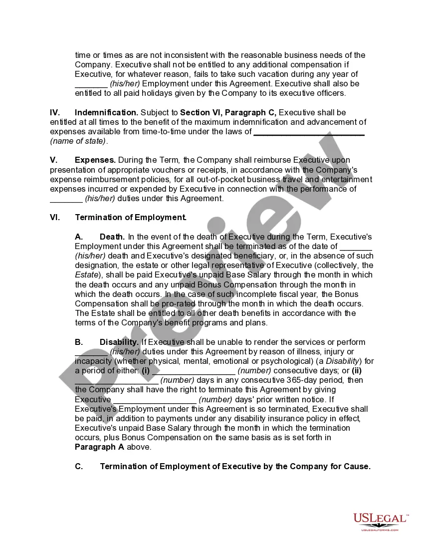 Preview Employment of Managing Director of Limited Liability Company