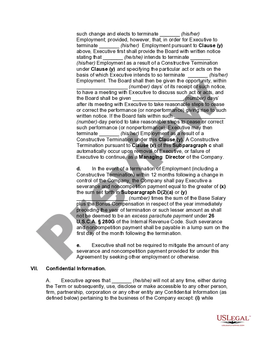 Preview Employment of Managing Director of Limited Liability Company