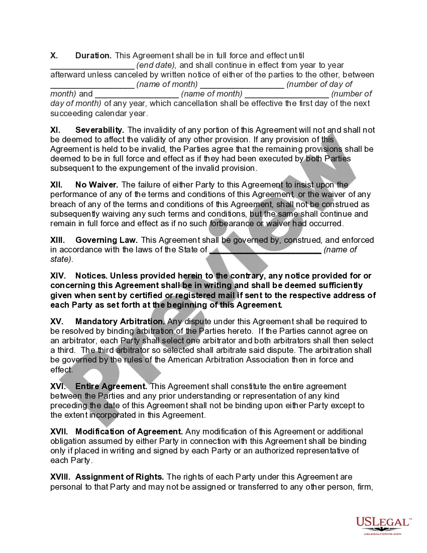 Preview Marketing Agreement with Cooperative Association for Sale of Livestock