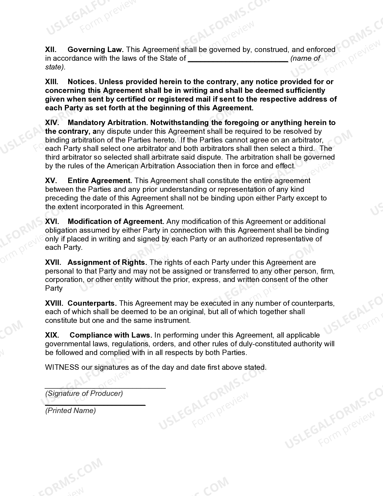 Agreement with Cooperative Association to Market Dairy Products US