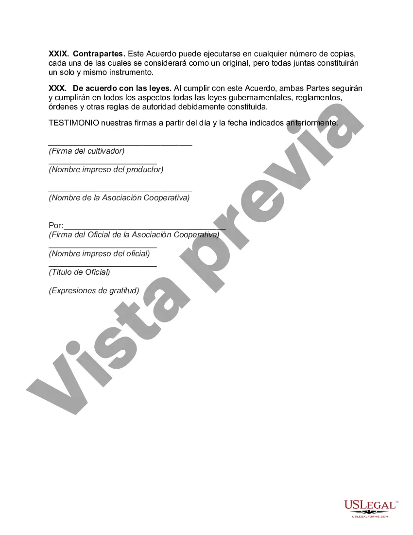Preview Convenio de Comercialización con Asociación Cooperativa de Venta de Papa