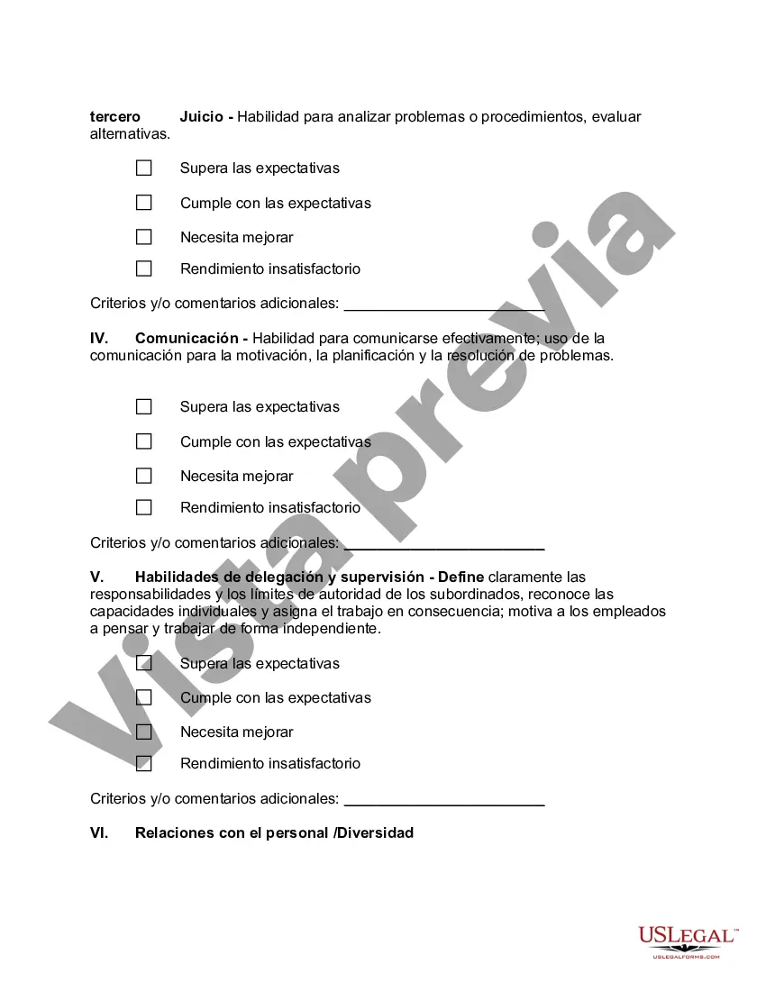 Preview Formulario de evaluación de la gestión