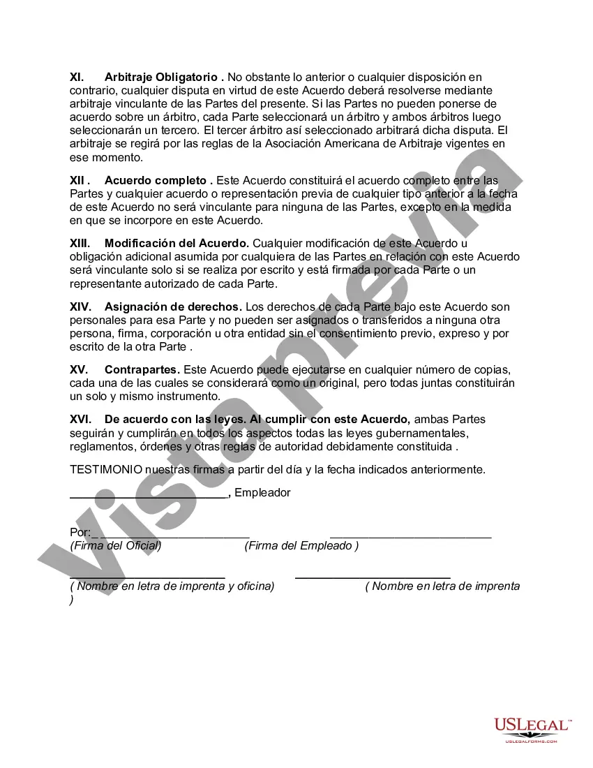 Preview Acuerdo de Separación de Empleo