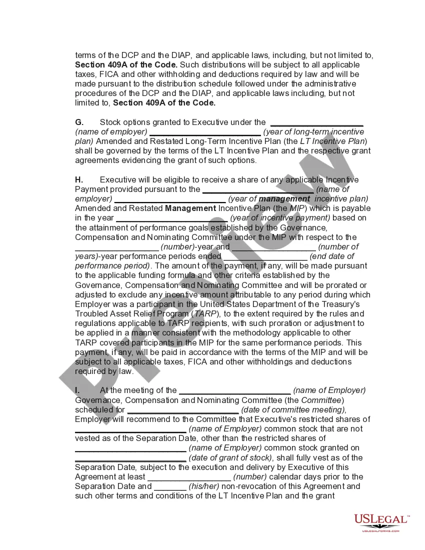 Get Termination Agreement between Employer and Executive at End of Term of Employment Agreement with Restrictive Covenants and General Release Preview Termination Agreement between Employer and Executive at End of Term of Employment Agreement with Restrictive Covenants and General Release