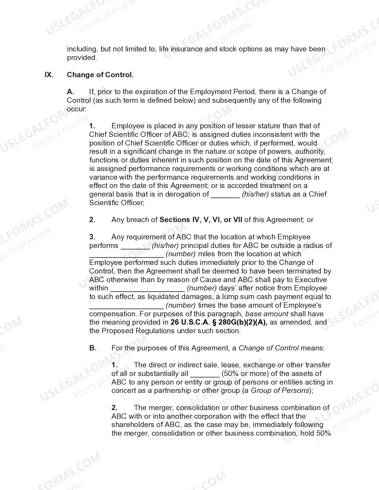 Preview Employment of Executive as Chief Scientific Officer