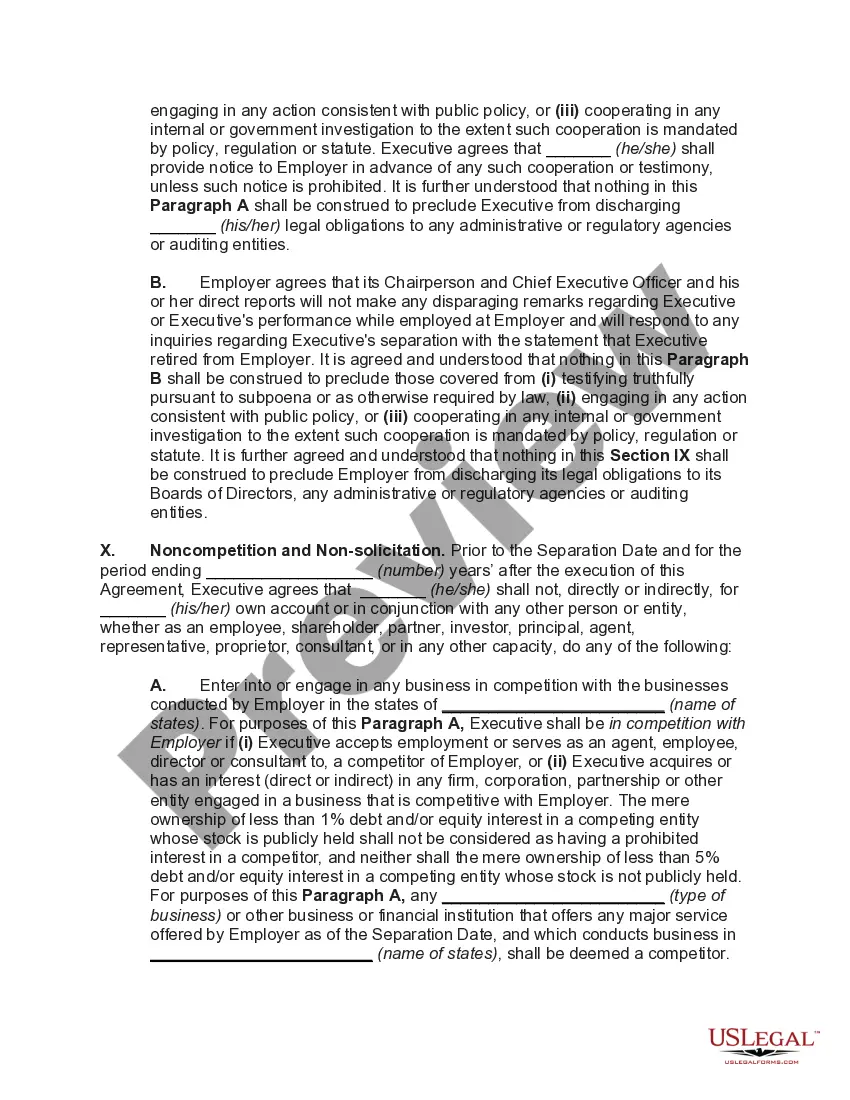 Get Termination Agreement between Employer and Executive at End of Term of Employment Agreement with Restrictive Covenants and General Release Preview Termination Agreement between Employer and Executive at End of Term of Employment Agreement with Restrictive Covenants and General Release