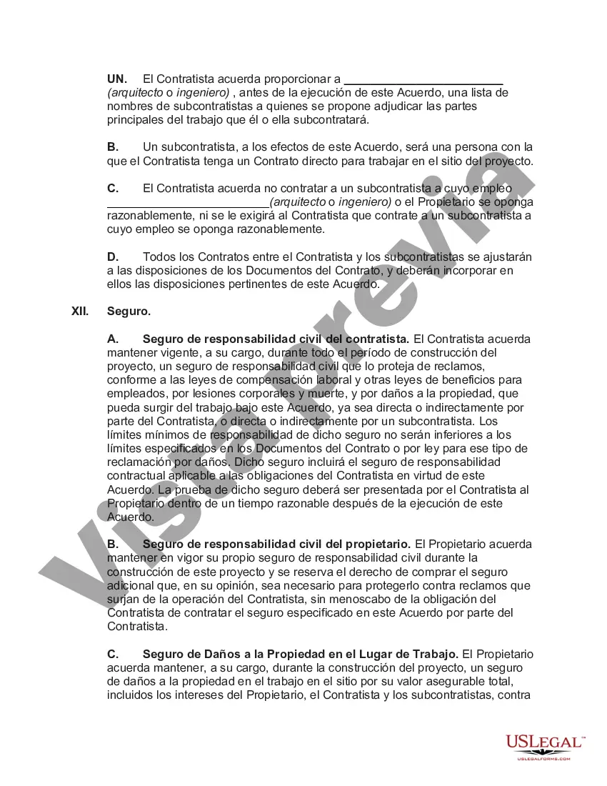 Preview Contrato Básico de Construcción de un Edificio