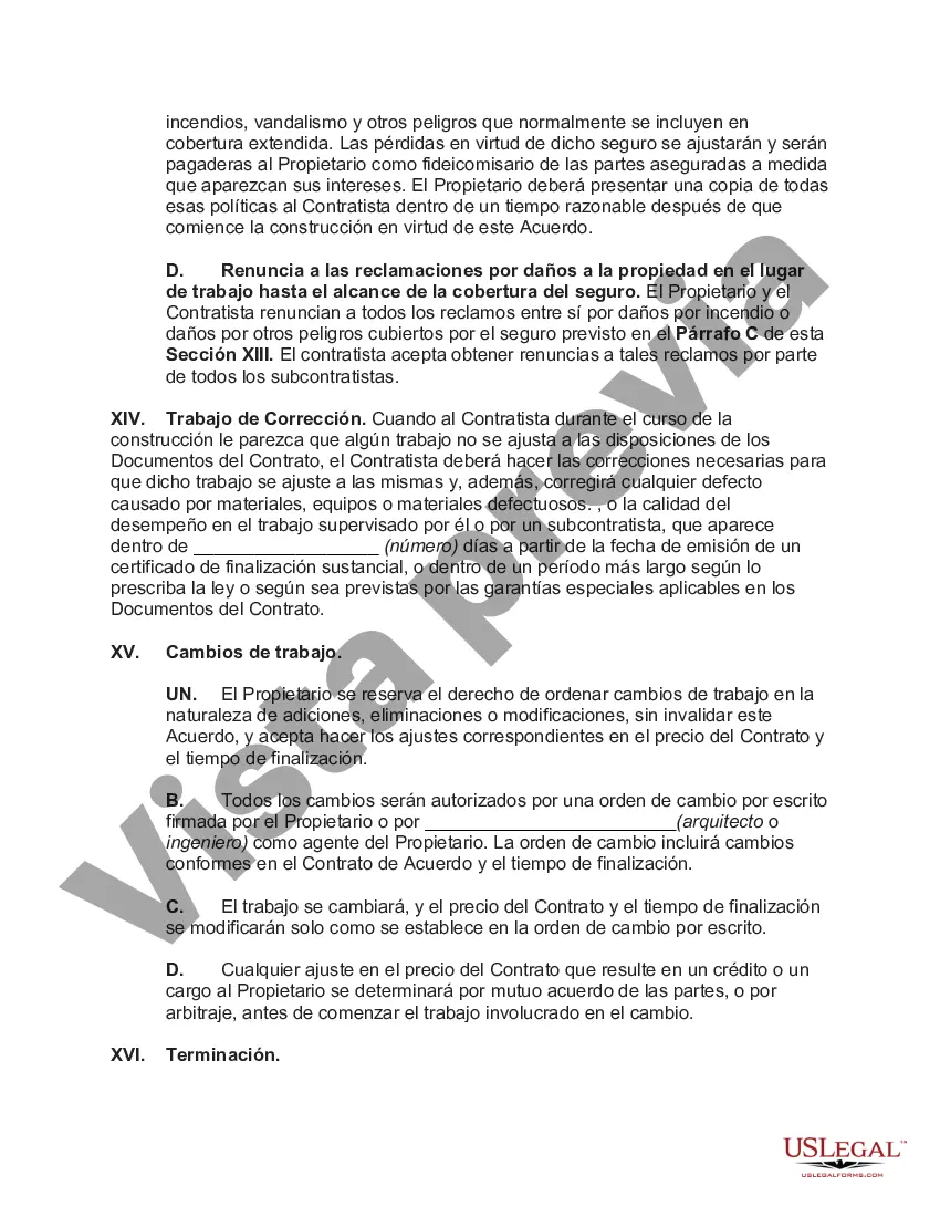 Preview Contrato Básico de Construcción de un Edificio