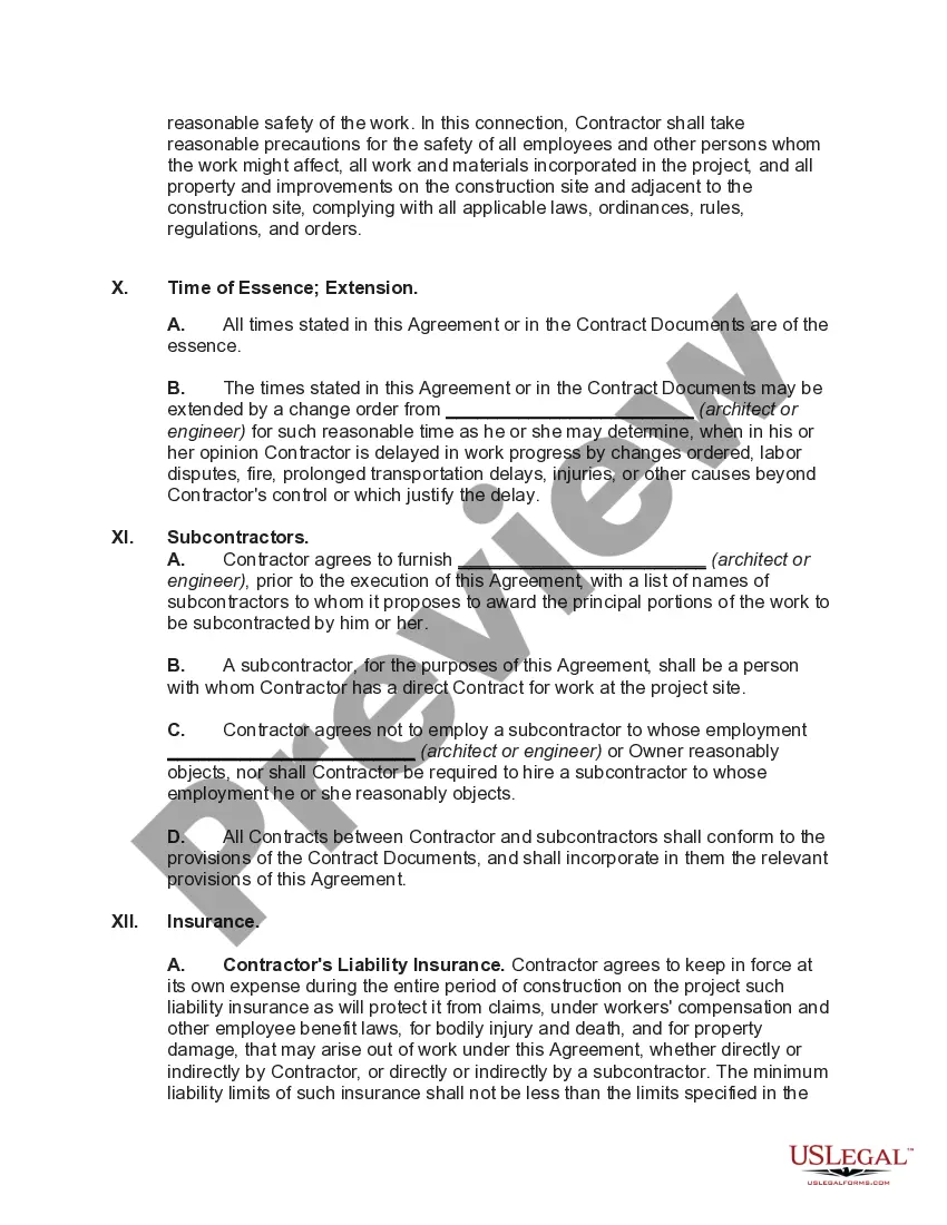 Get Basic Contract for Construction of a Building Preview Basic Contract for Construction of a Building