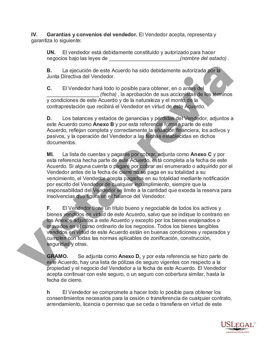 Preview Acuerdo de Venta de Activos de la Corporación