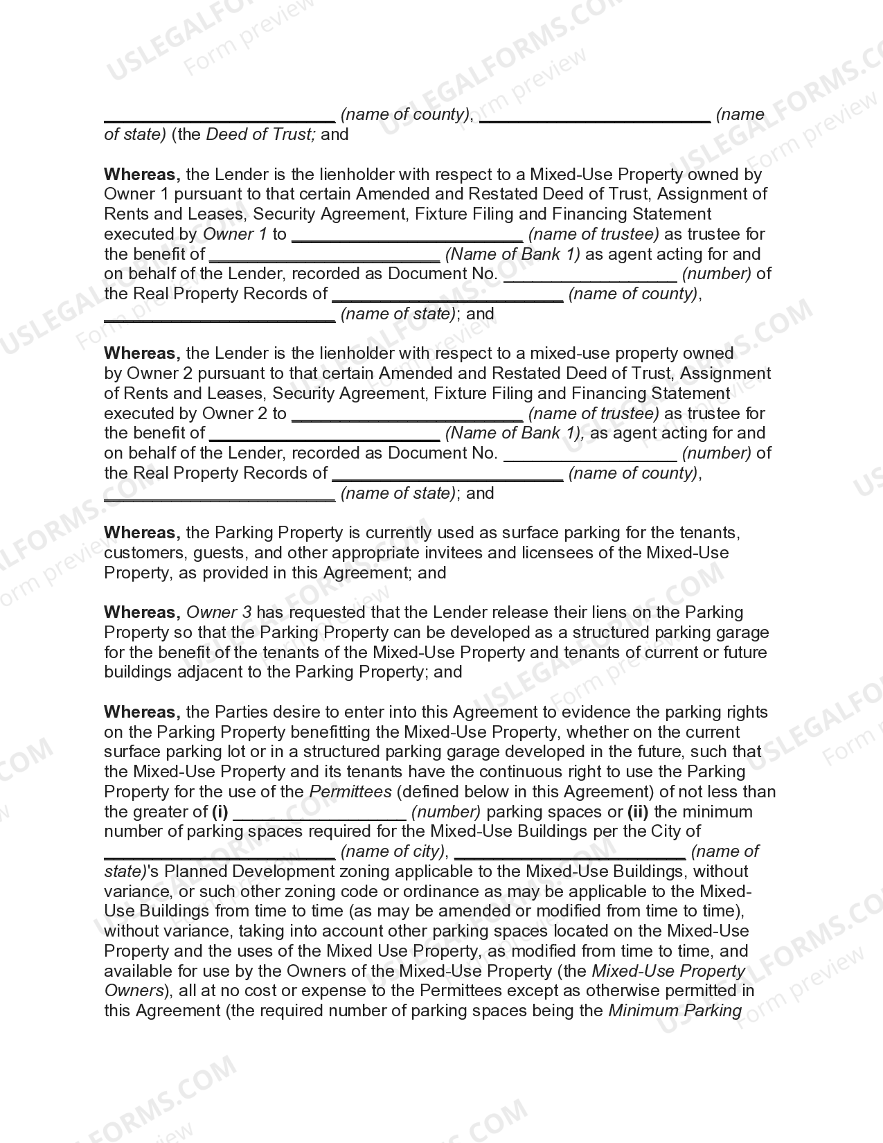 Agreement between Adjoining Landowners Granting Perpetual Nonexclusive