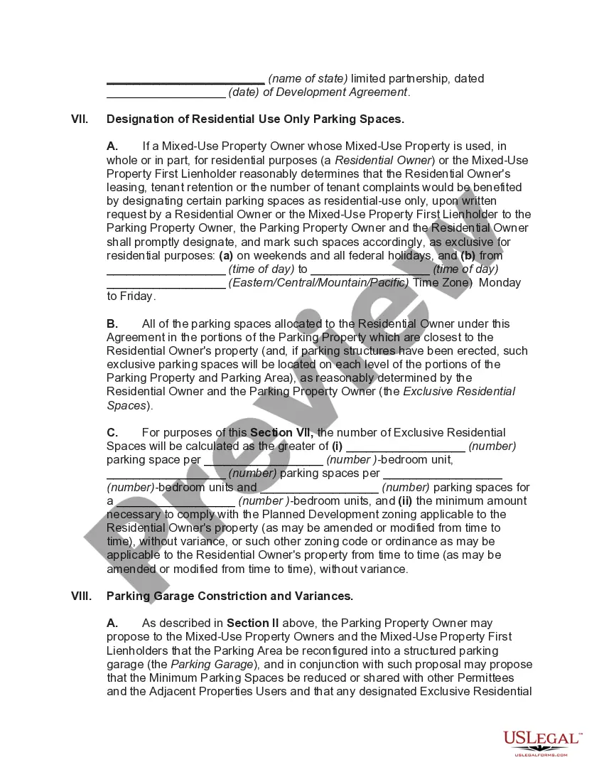 Preview Agreement between Adjoining Landowners Granting Perpetual Non-exclusive Easement for Use of and Access to Parking Area