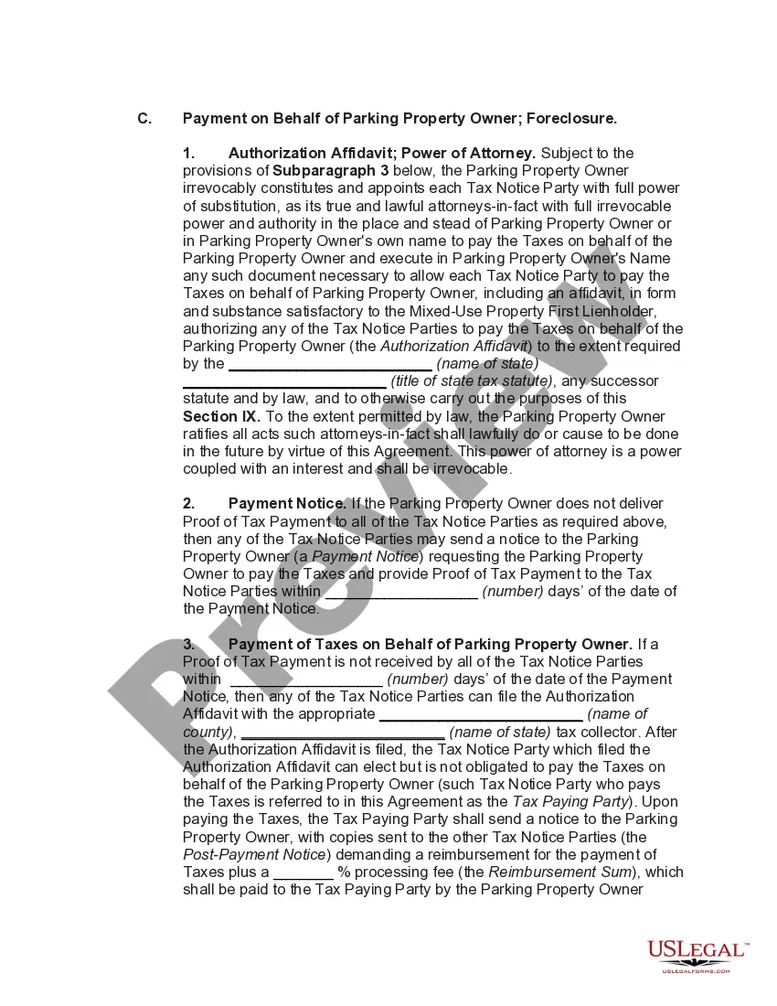 Preview Agreement between Adjoining Landowners Granting Perpetual Non-exclusive Easement for Use of and Access to Parking Area
