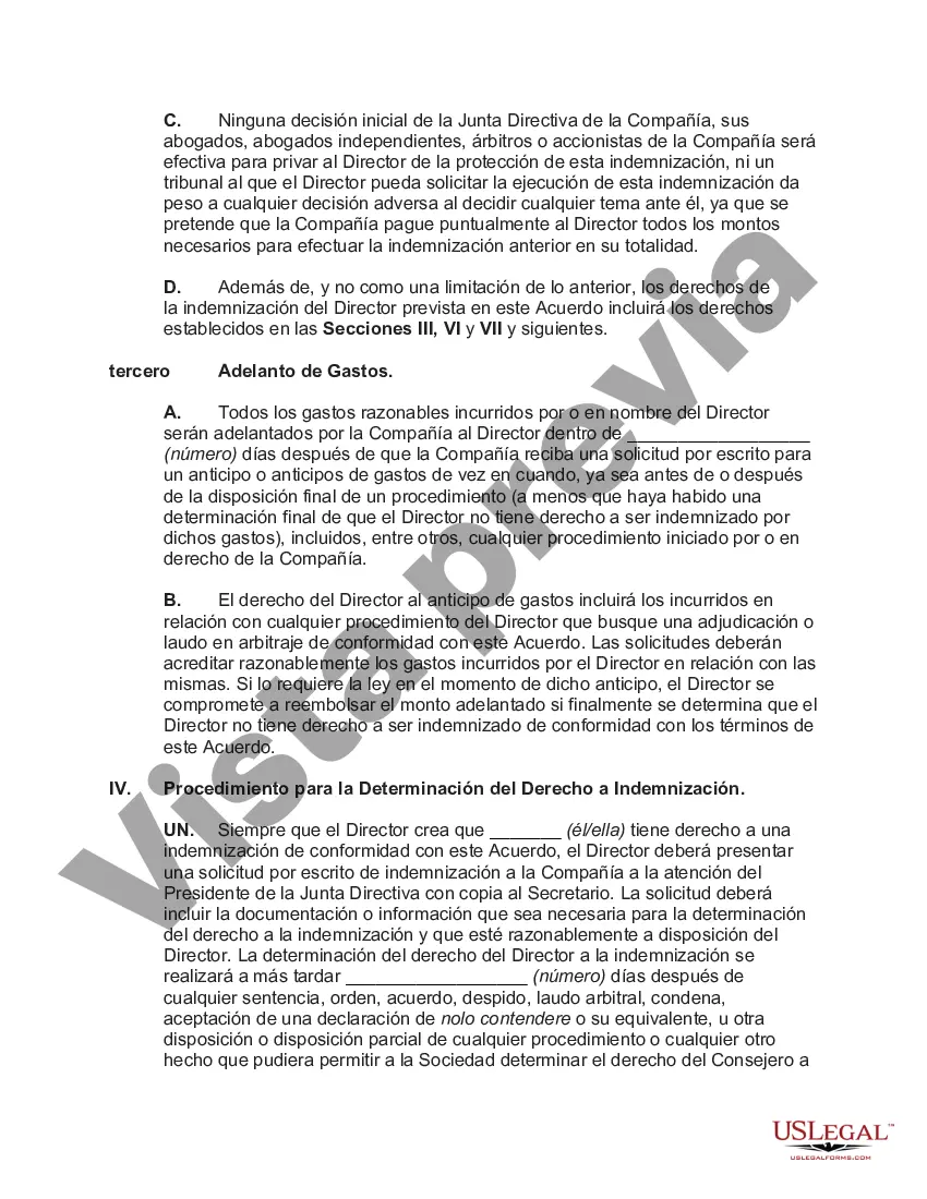 Preview Indemnización del Director Corporativo