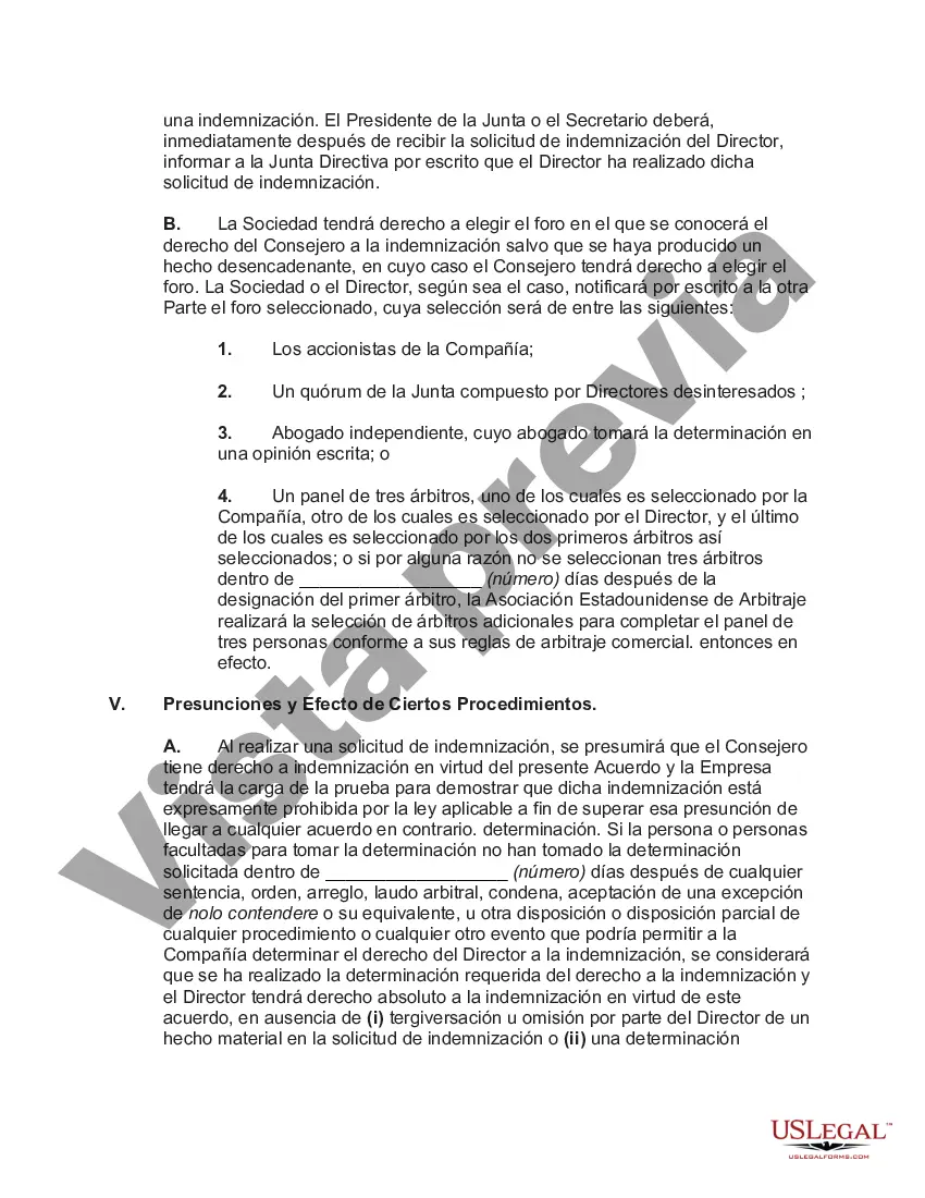 Preview Indemnización del Director Corporativo