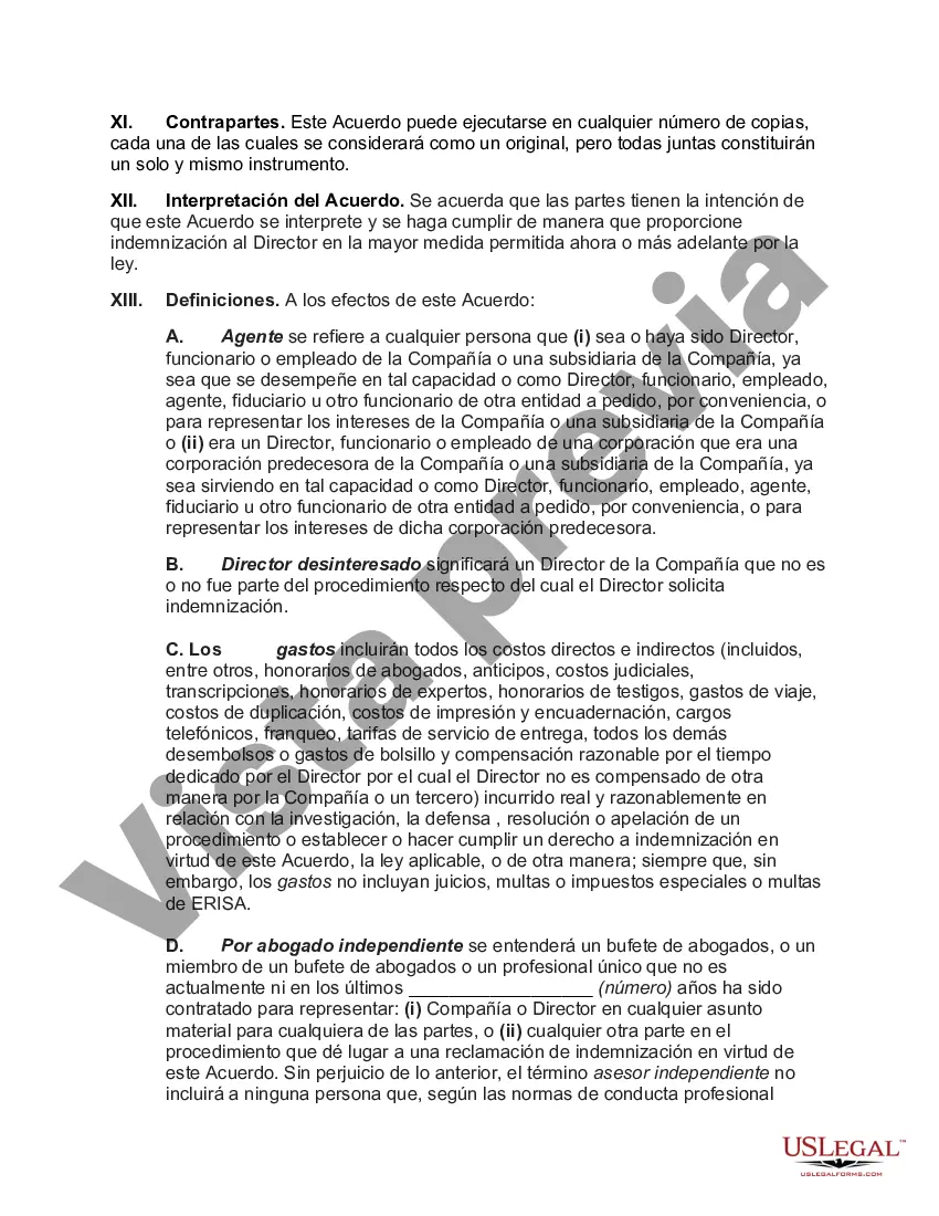 Preview Indemnización del Director Corporativo