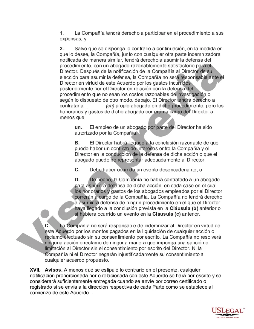 Preview Indemnización del Director Corporativo