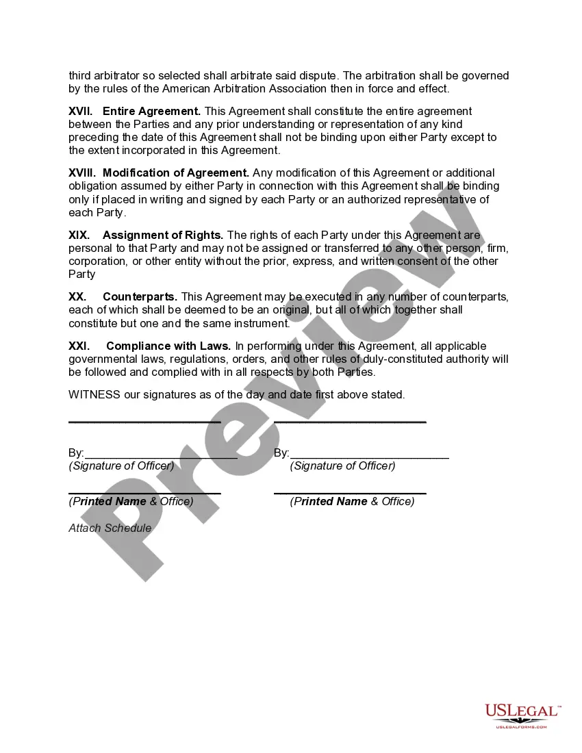 Preview Non-exclusive and Non-transferable License Agreement for a Product