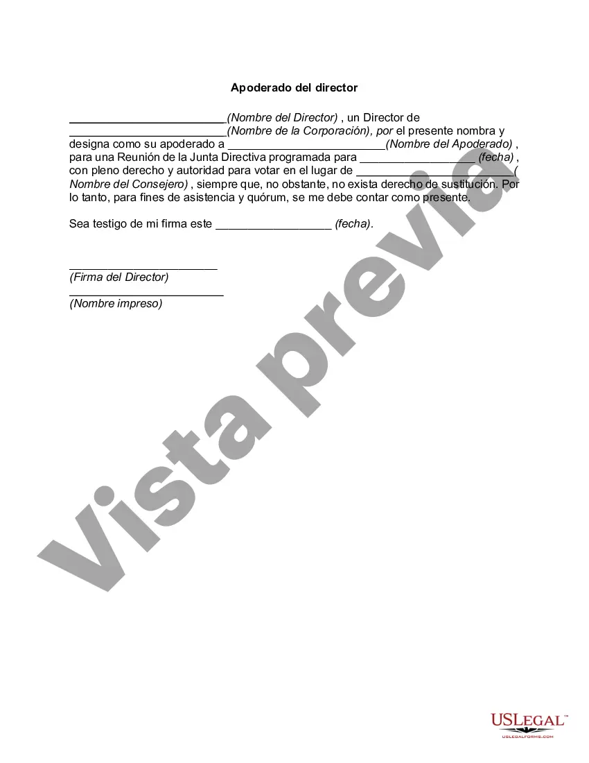 Preview Apoderado del director