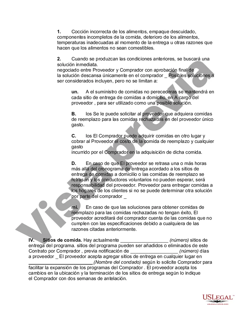 Preview Acuerdo de servicio de alimentos