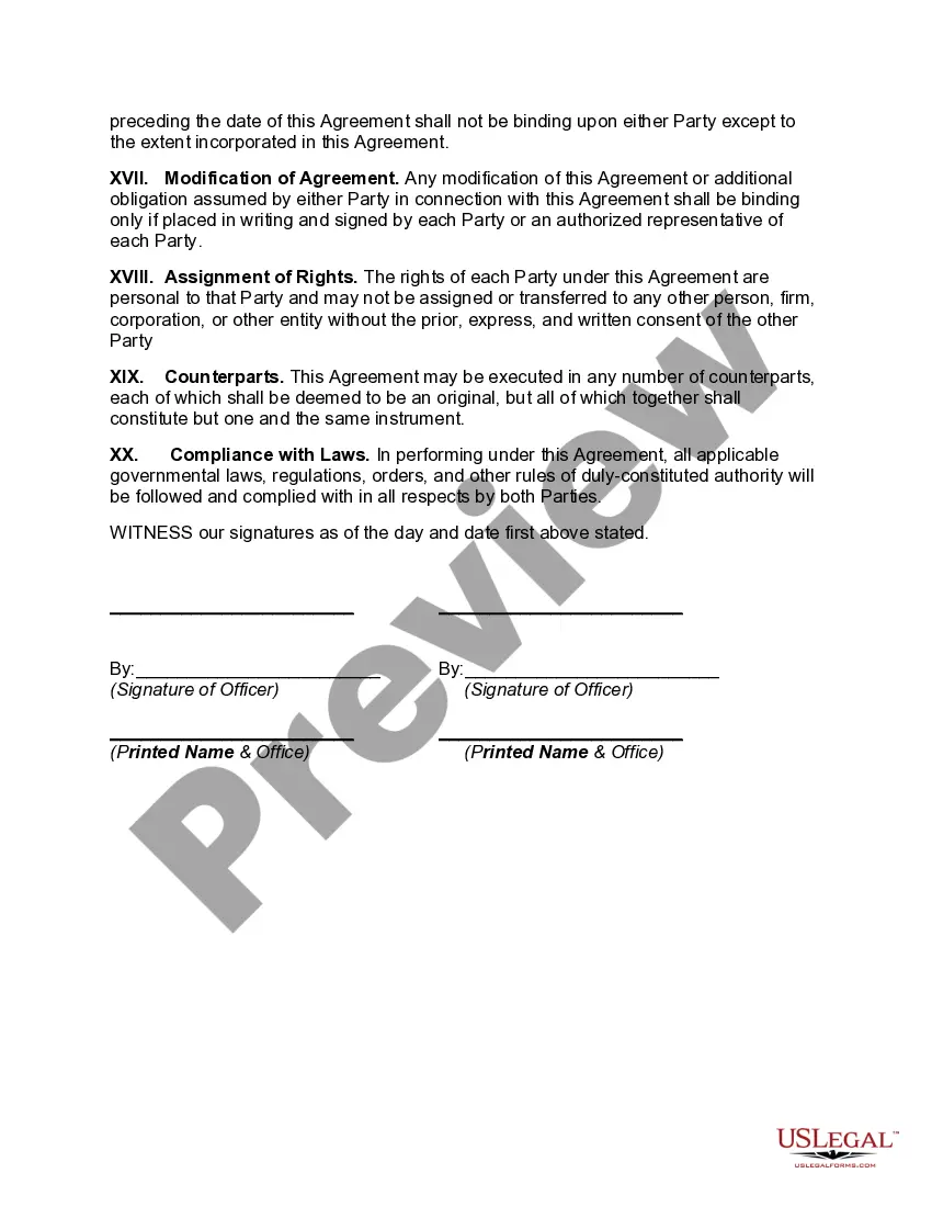 Preview Repossession Services Agreement for Automobiles
