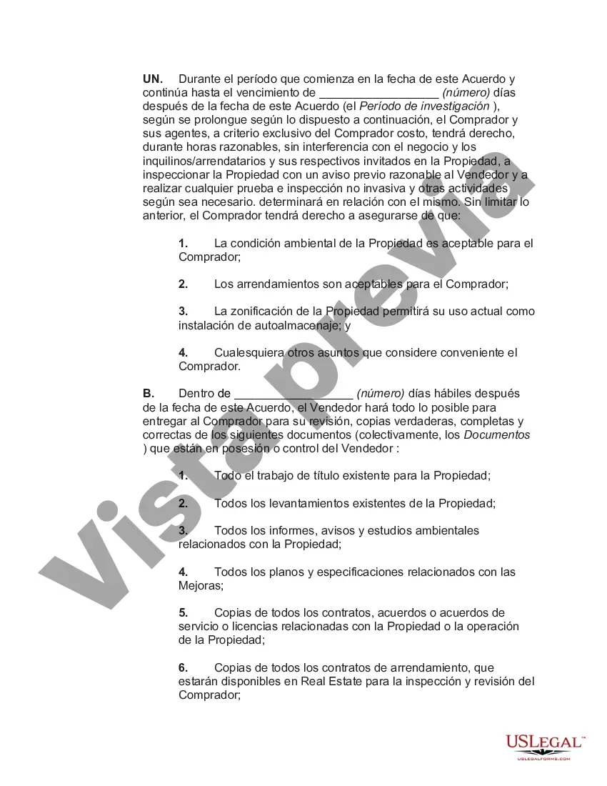 Preview Contrato de Venta de Instalación de Auto Almacenamiento