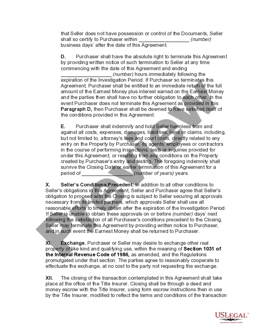 Get Contract for the Sale of Self Storage Facility Preview Contract for the Sale of Self Storage Facility