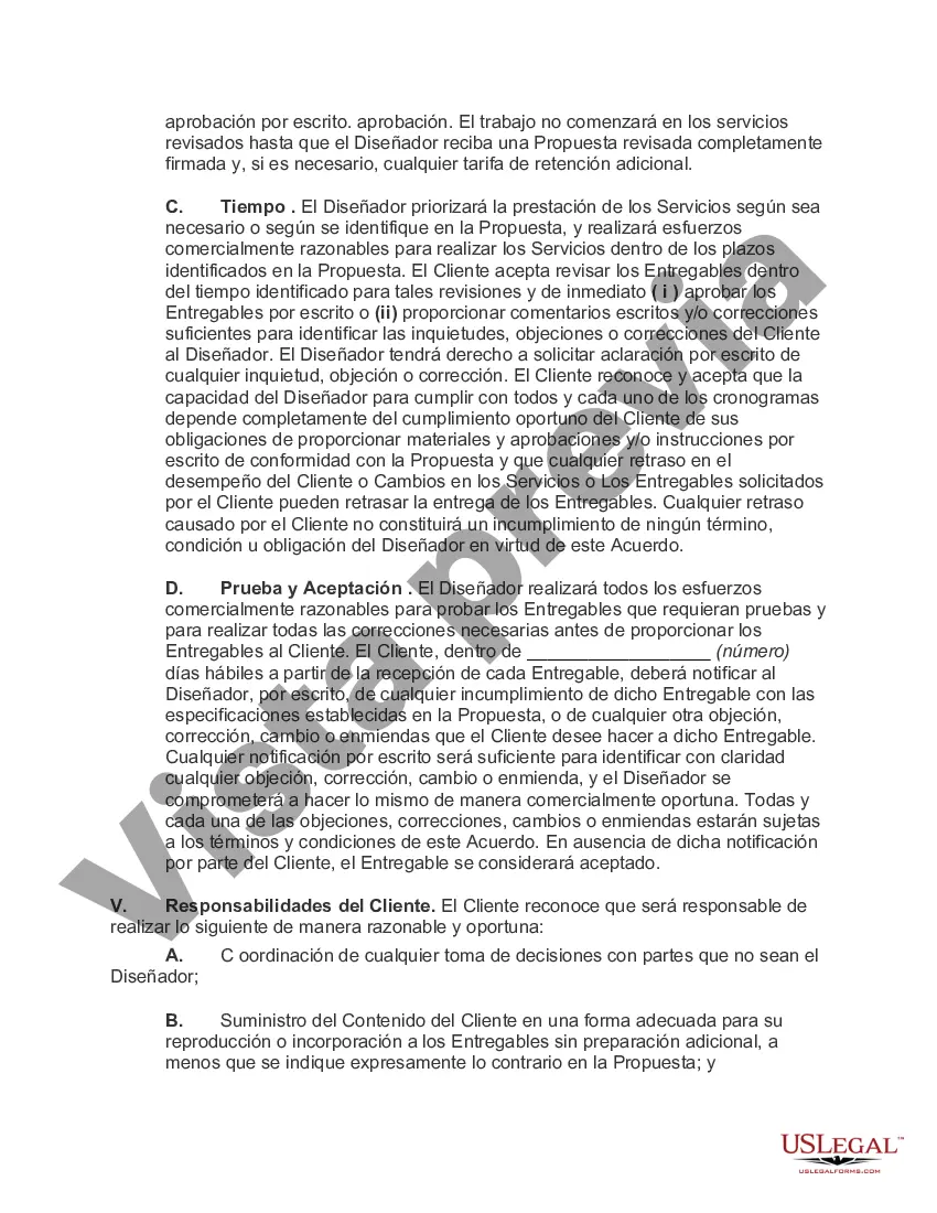 Preview Acuerdo maestro estándar para servicios de diseño