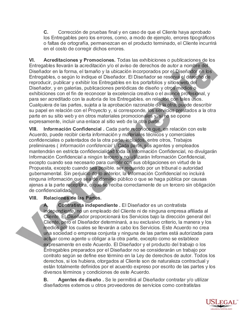 Preview Acuerdo maestro estándar para servicios de diseño