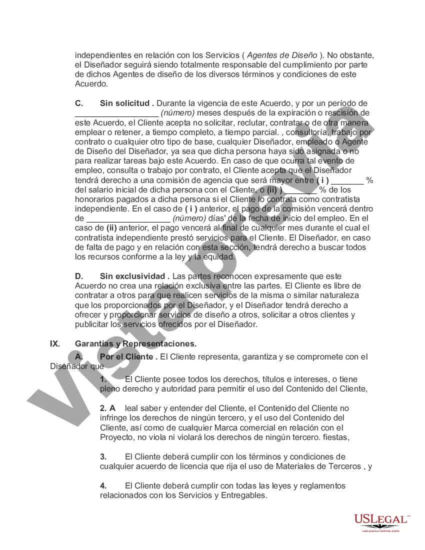 Preview Acuerdo maestro estándar para servicios de diseño