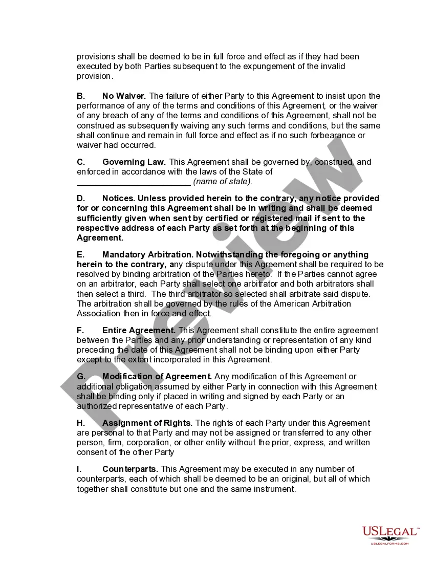 Preview Standard Master Agreement for Design Services