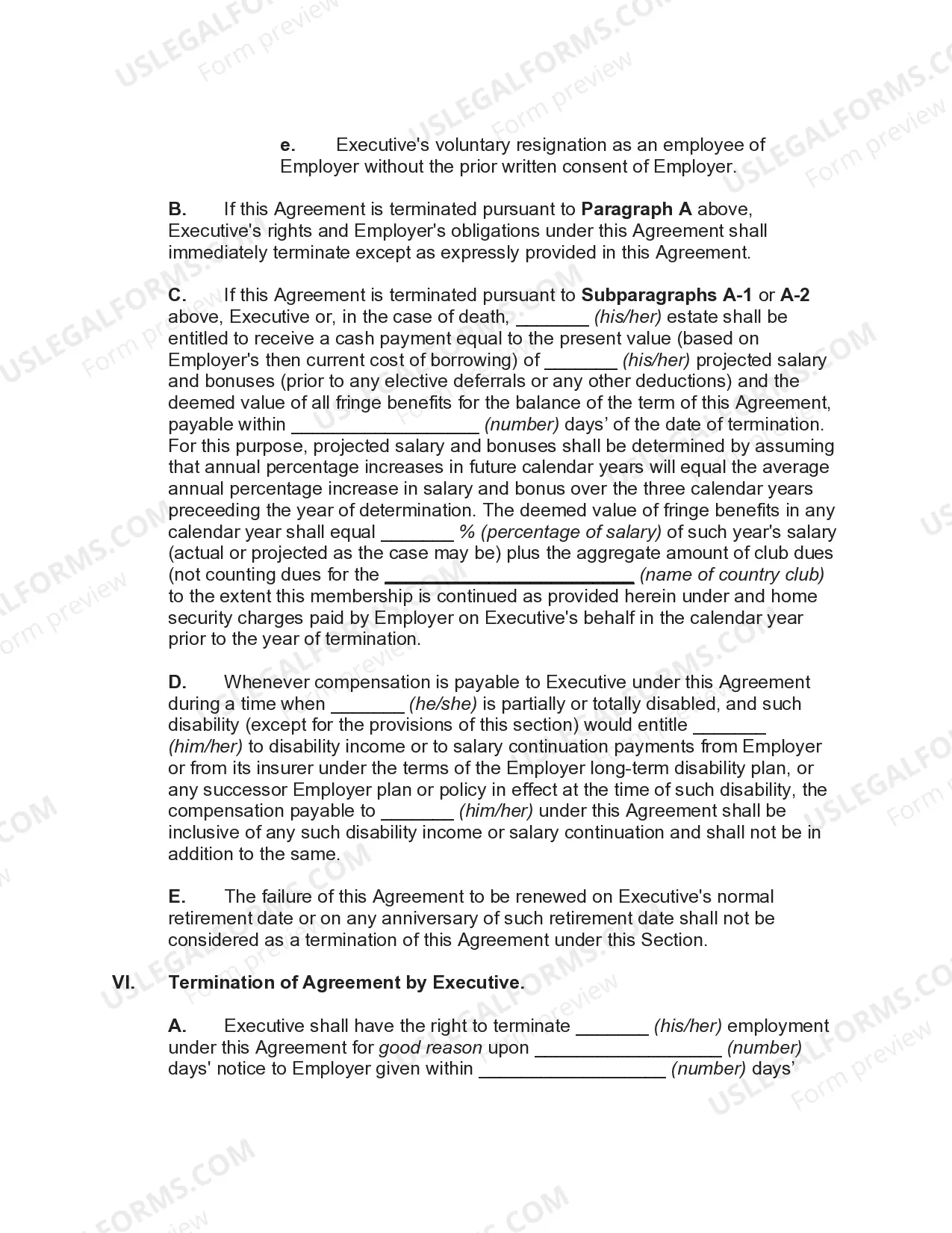 Preview Employment of Chief Executive Officer with Additional Pay and Benefits if there is a Change in Control of Employer