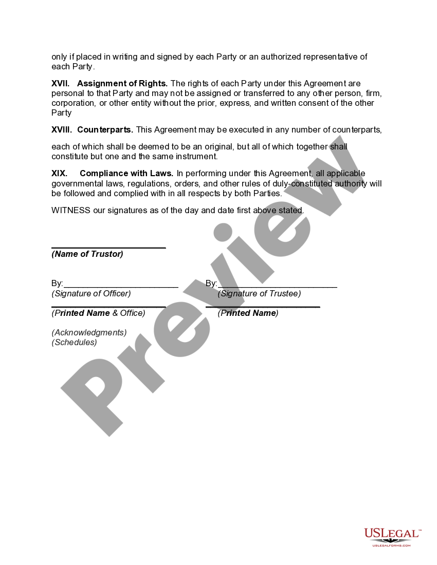 Charitable Trust with Creation Contingent upon Qualification for Tax